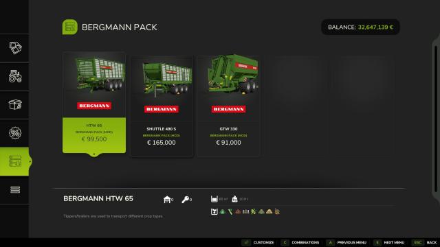 Bergmann Pack for Farming Simulator 25