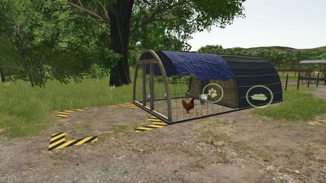 Chicken enclosure 200 places