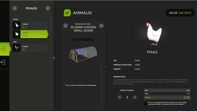 Chicken enclosure 200 places для Farming Simulator 25
