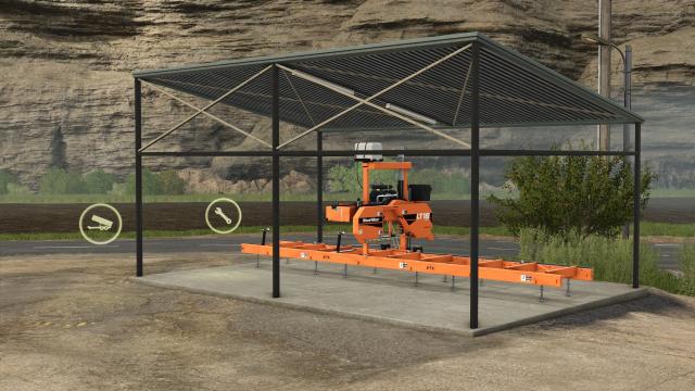 Small fast sawmill