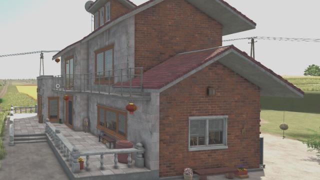 Rental Houses AS для Farming Simulator 25