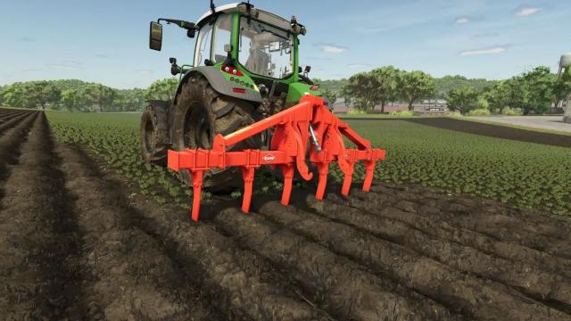 Kuhn DC 401 with plow function для Farming Simulator 25
