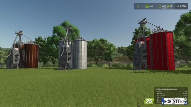 Mega Silo Multifruits для Farming Simulator 25