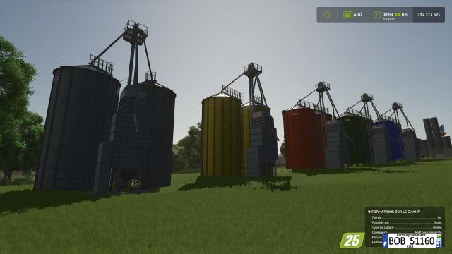 Mega Silo Multifruits для Farming Simulator 25