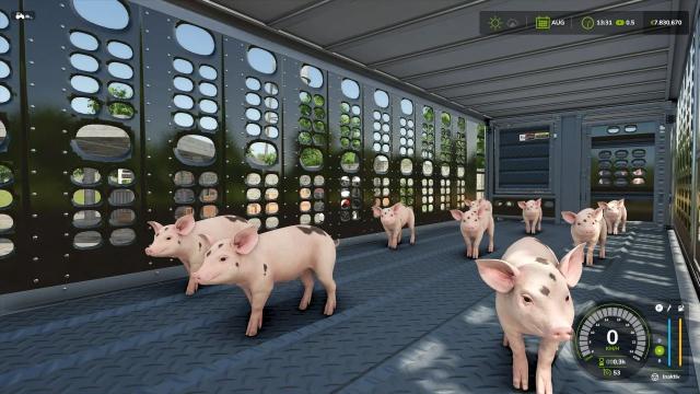 XXL livestock carrier для Farming Simulator 25