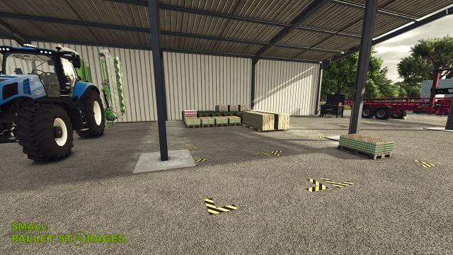 Small Pallet Storages for Farming Simulator 25