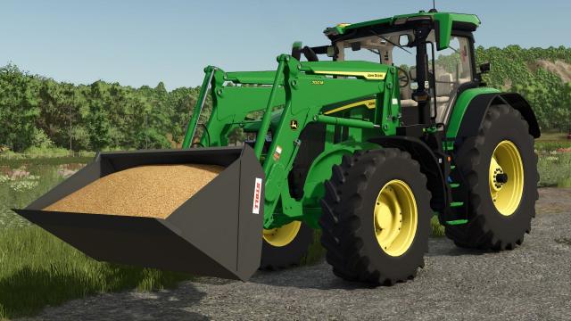 Stoll Robust S front loader shovel для Farming Simulator 25