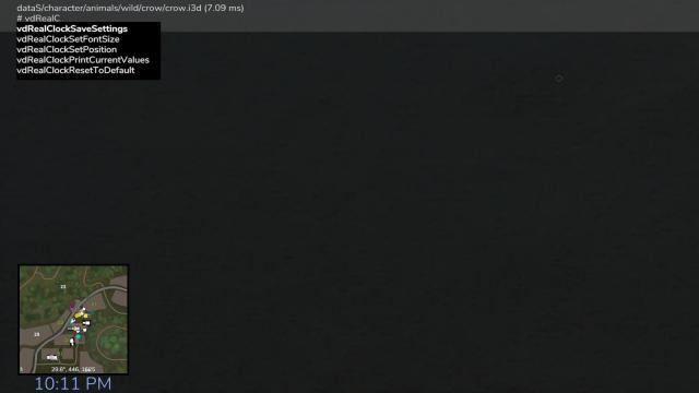 RealClock Mod for Farming Simulator 25
