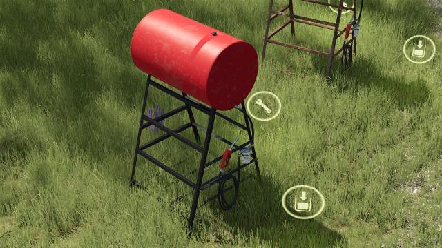 Small Gravity Fuel Tank для Farming Simulator 25