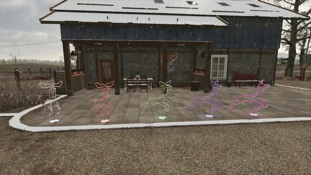 Christmas decoration package for Farming Simulator 25