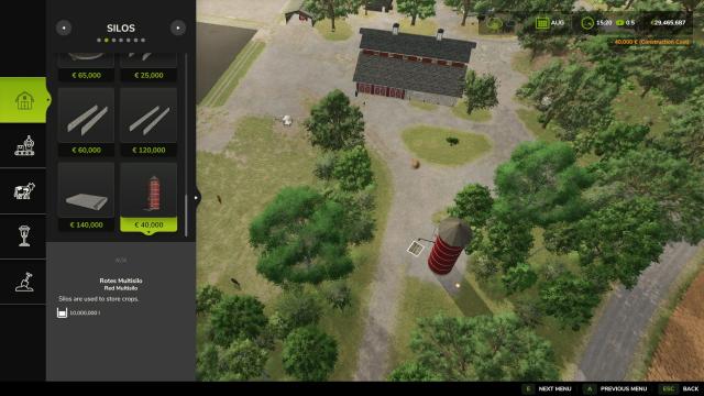 Rotes Multisilo (10.000.000L) для Farming Simulator 25