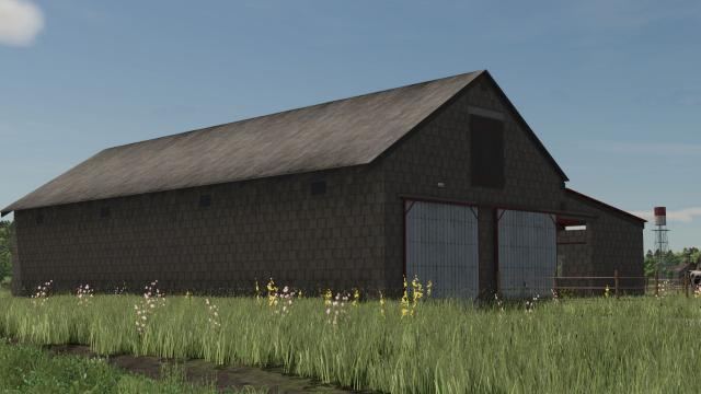 European-Style Barn для Farming Simulator 25