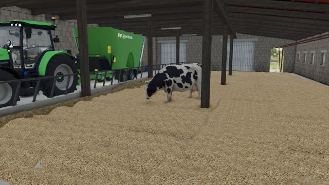 European-Style Barn для Farming Simulator 25