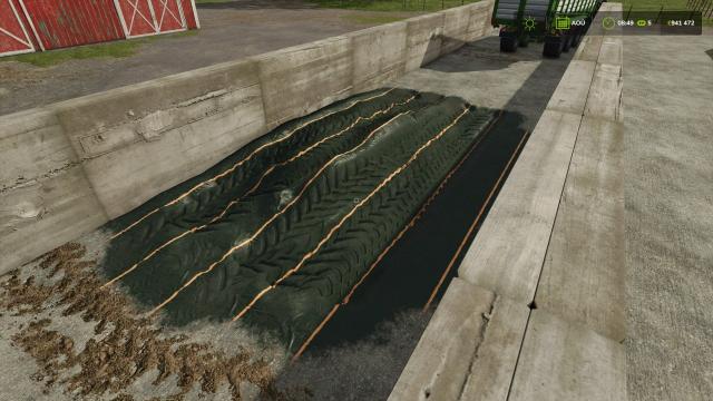 2 bunker silo для Farming Simulator 25