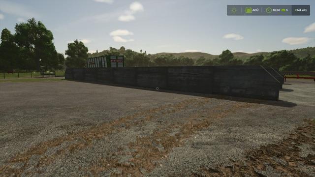 2 bunker silo для Farming Simulator 25