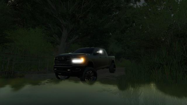 2024 Dodge Ram Mega Cab для Farming Simulator 25