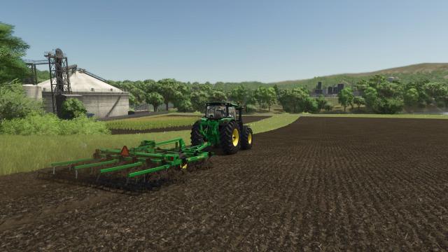 John Deere 980 Trailed Plow для Farming Simulator 25