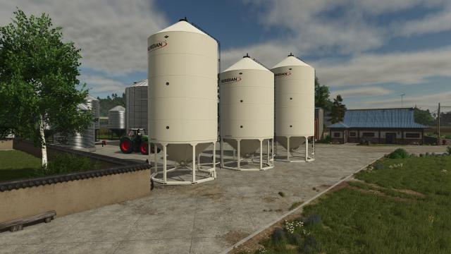Meridian Grain Bin Pack для Farming Simulator 25