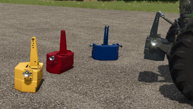 Fendt Weight 870Kg для Farming Simulator 25