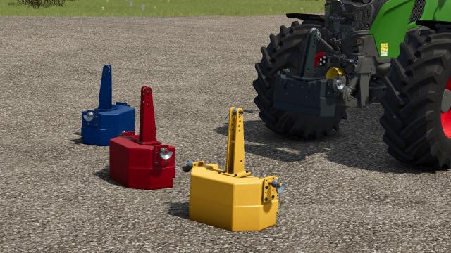 Fendt Weight 870Kg для Farming Simulator 25