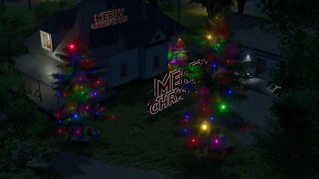 Christmas tree package for Farming Simulator 25