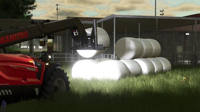Rounder Wrapped Round Bales для Farming Simulator 25