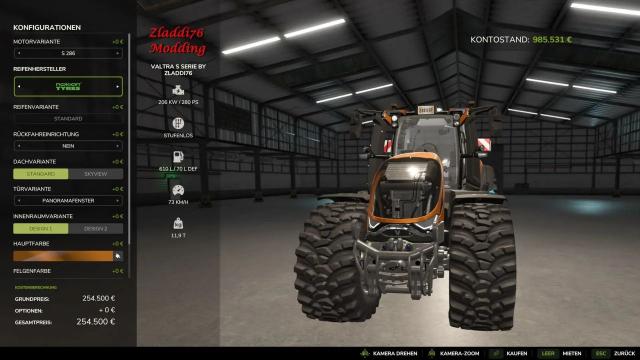 Valtra Series S Tuned (850hp) for Farming Simulator 25