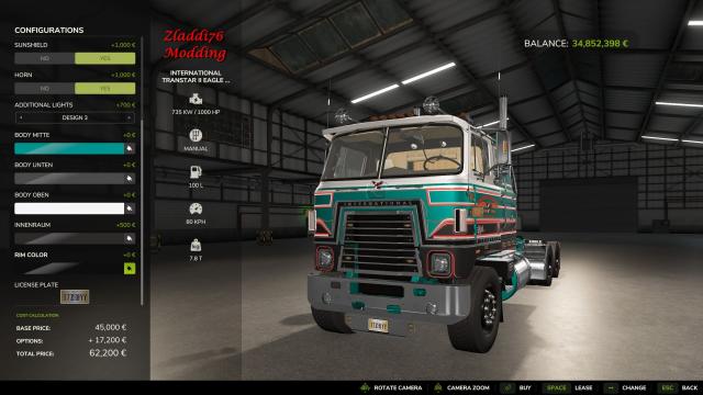 International Transstar (1000hp) for Farming Simulator 25