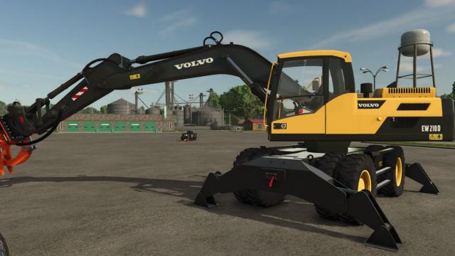 Volvo EW210D для Farming Simulator 25