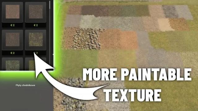 More paintable textures (all maps)