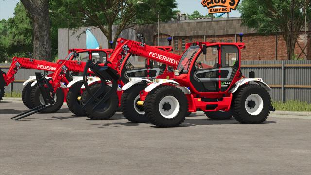 Merlo Multifarmer 449 Fire Department для Farming Simulator 25