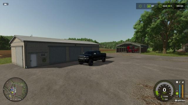 18 x 7 Meters Garage для Farming Simulator 25