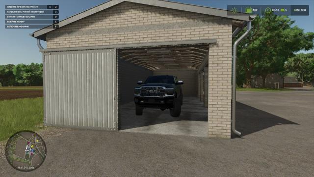 18 x 7 Meters Garage для Farming Simulator 25