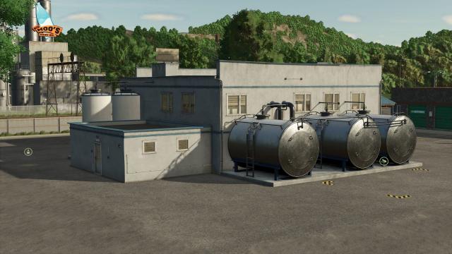 Diesel manufacturing plant для Farming Simulator 25