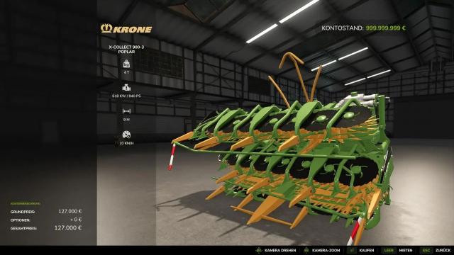 X-Collect 900 (poplar and sugar cane version) для Farming Simulator 25