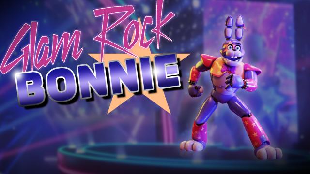 DAZassassin100's GlamRock Bonnie для FNAF Security Breach