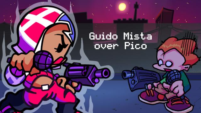 Гвидо Миста вместо Пико / FNF|Guido Mista (JJBA) over Pico Mod