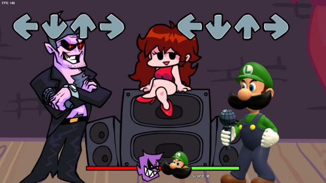 Weegeepie - Luigi mod для Friday Night Funkin