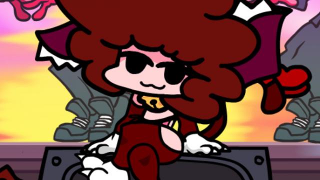 Kid Isabey (OC) Over GF! for Friday Night Funkin