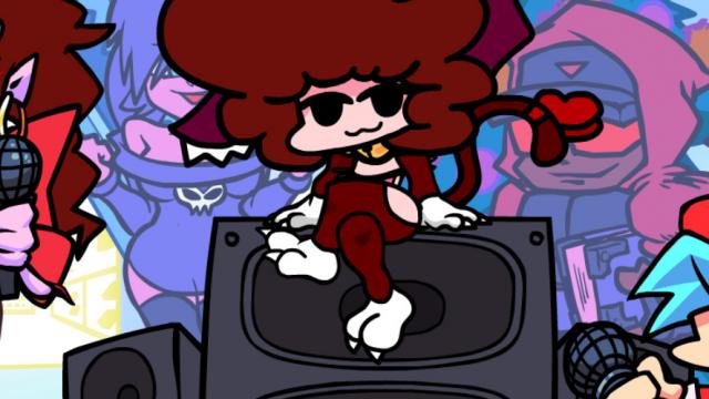 Kid Isabey (OC) Over GF! for Friday Night Funkin