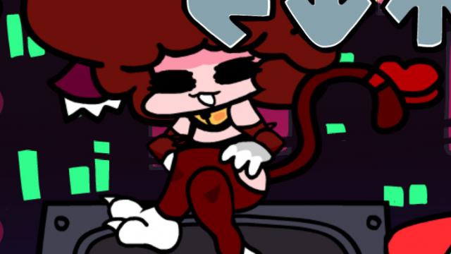 Kid Isabey (OC) Over GF! for Friday Night Funkin