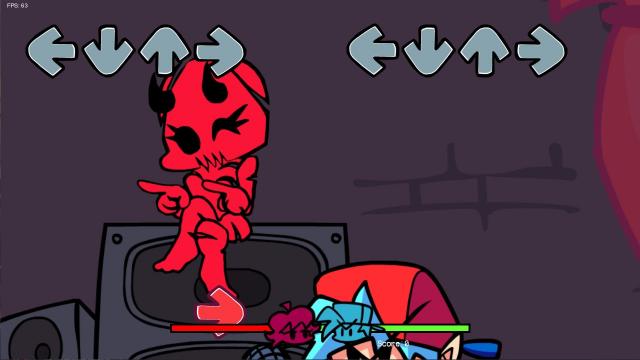 GF skeleton for Friday Night Funkin