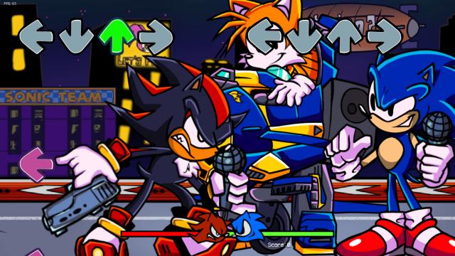 Ёж Шэдоу / Shadow the Hedgehog (Over Pico) для Friday Night Funkin