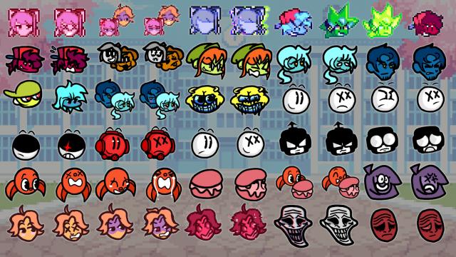 Icons Redrawn for Friday Night Funkin