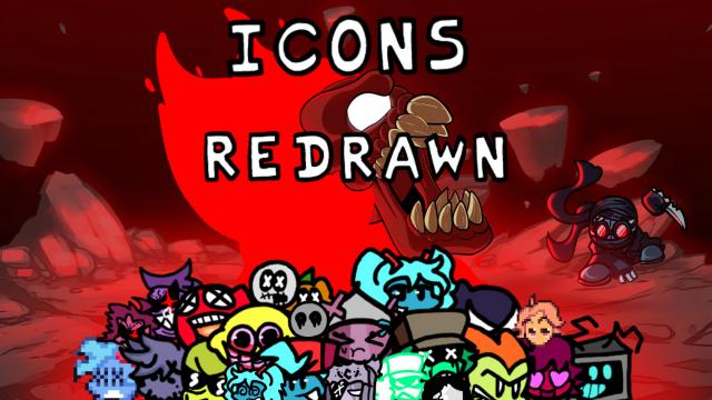 Icons Redrawn for Friday Night Funkin