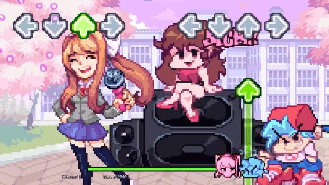 VS Monika full week multiplayer compability for Friday Night Funkin