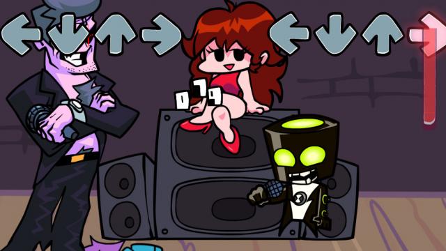 Базшок вместо Бойфренда / Buzzshock Over BF [Ben 10/FNF Mod] для Friday Night Funkin