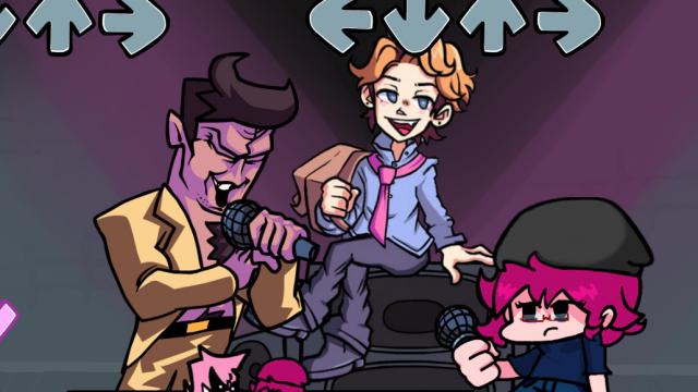 HD Senpai over Girlfriend! for Friday Night Funkin