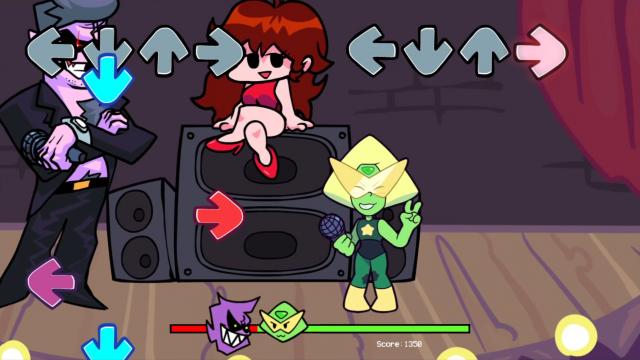 Перидот вместо Бойфренда / Peridot over Boyfriend (Playable Peridot) для Friday Night Funkin