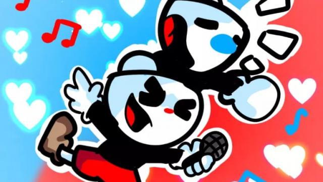 Капхед и Магман / Spooky Cups (Cuphead and Mugman over Spooky Kids)